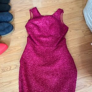 Burgundy homecoming dress size xs